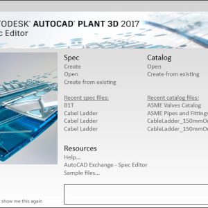 PIPE SPEC EDITOR FOR AUTOCAD PLANT 3D