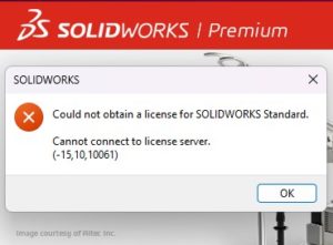 Fix Solidworks Cannot connect to license server